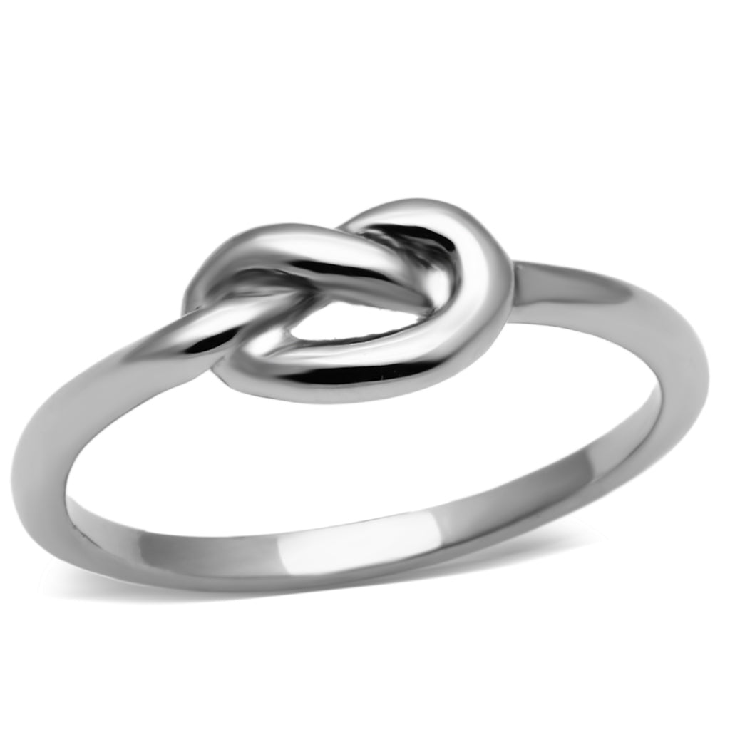 TK630 - Stainless Steel Ring High polished (no plating) Women No Stone No Stone