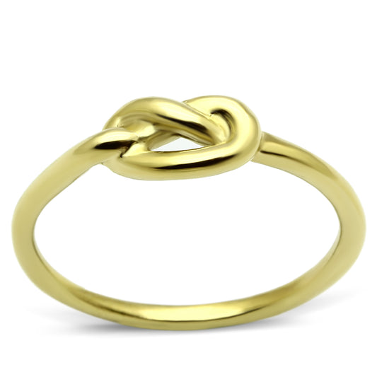 TK630G - Stainless Steel Ring IP Gold(Ion Plating) Women No Stone No Stone