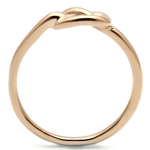 TK630R - Stainless Steel Ring IP Rose Gold(Ion Plating) Women No Stone No Stone