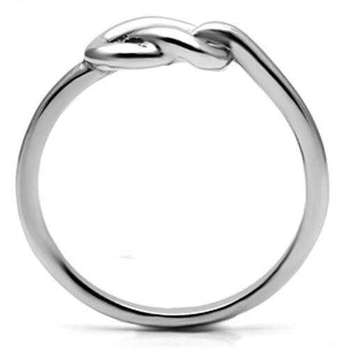 TK630 - Stainless Steel Ring High polished (no plating) Women No Stone No Stone