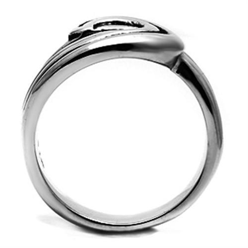 TK635 - Stainless Steel Ring High polished (no plating) Women No Stone No Stone