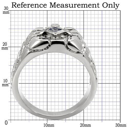 TK8X039 - Stainless Steel Ring High polished (no plating) Men No Stone No Stone