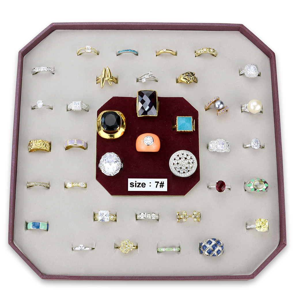 VK-009-SIZE7 - Brass Ring Assorted Women Assorted Assorted