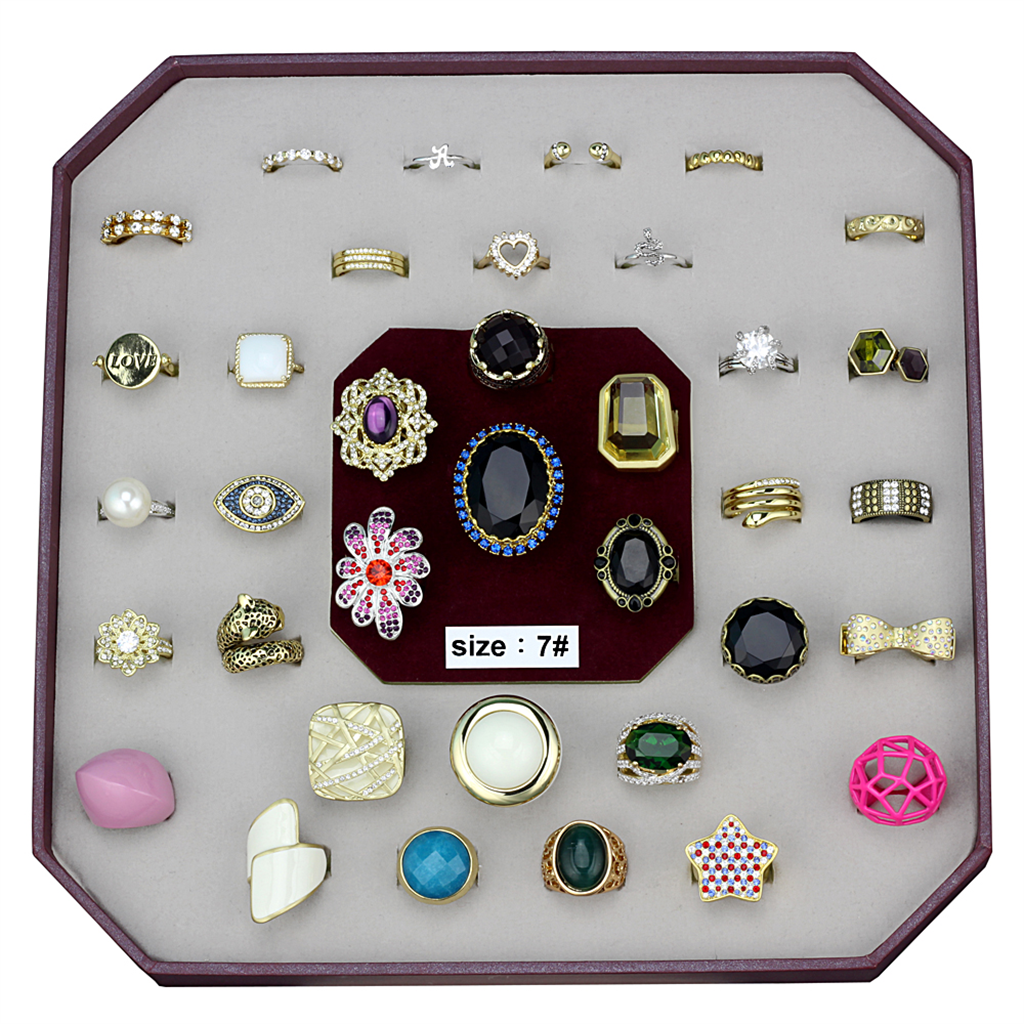 VK-034-SIZE7 - Brass Ring Assorted Women Assorted Assorted