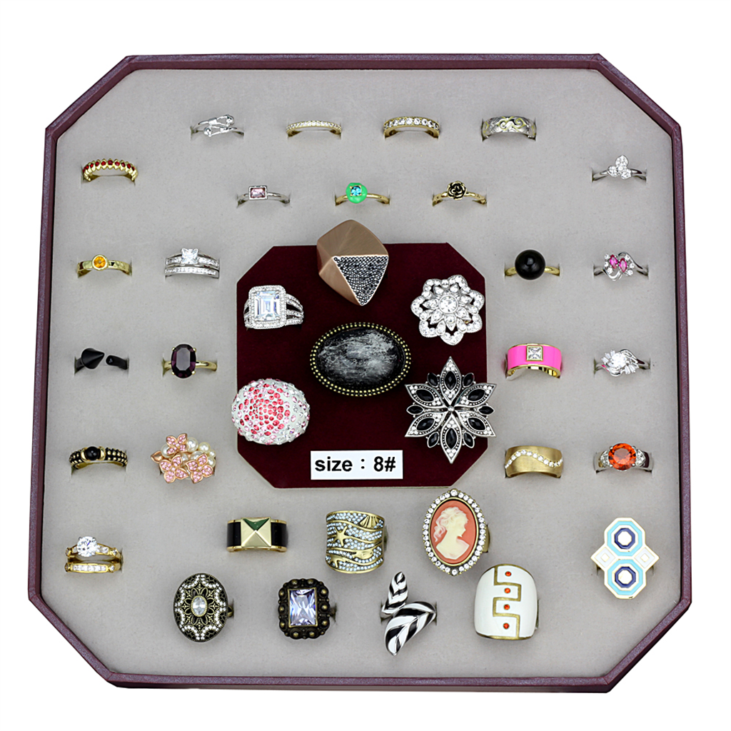 VK-044-SIZE8 - Brass Ring Assorted Women Assorted Assorted