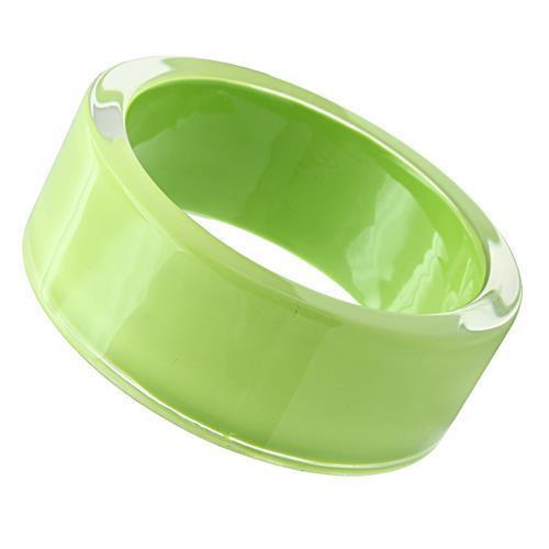 VL041 - Resin Bangle N/A Women Synthetic Peridot