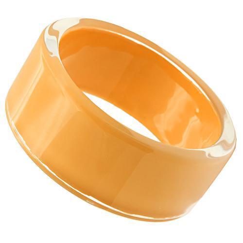 VL043 - Resin Bangle N/A Women Synthetic Orange