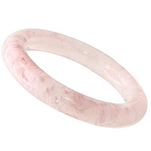 VL046 - Resin Bangle N/A Women No Stone Light Rose