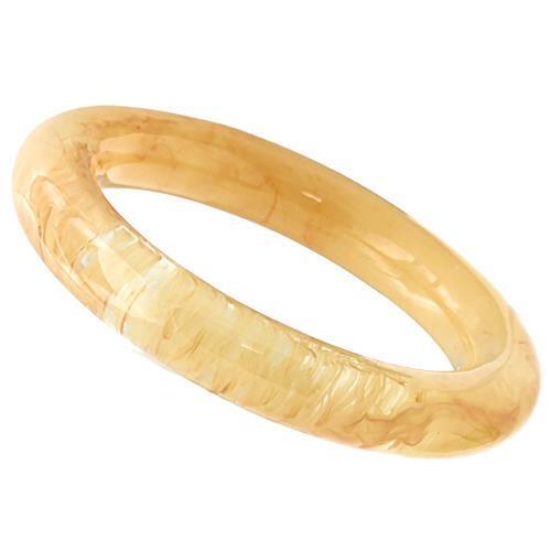 VL048 - Resin Bangle N/A Women No Stone Orange