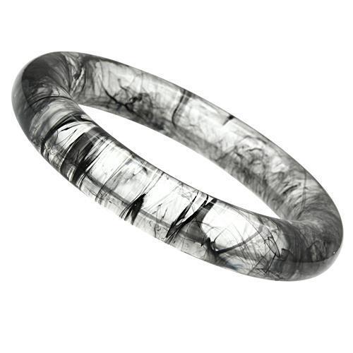 VL050 - Resin Bangle N/A Women No Stone Jet