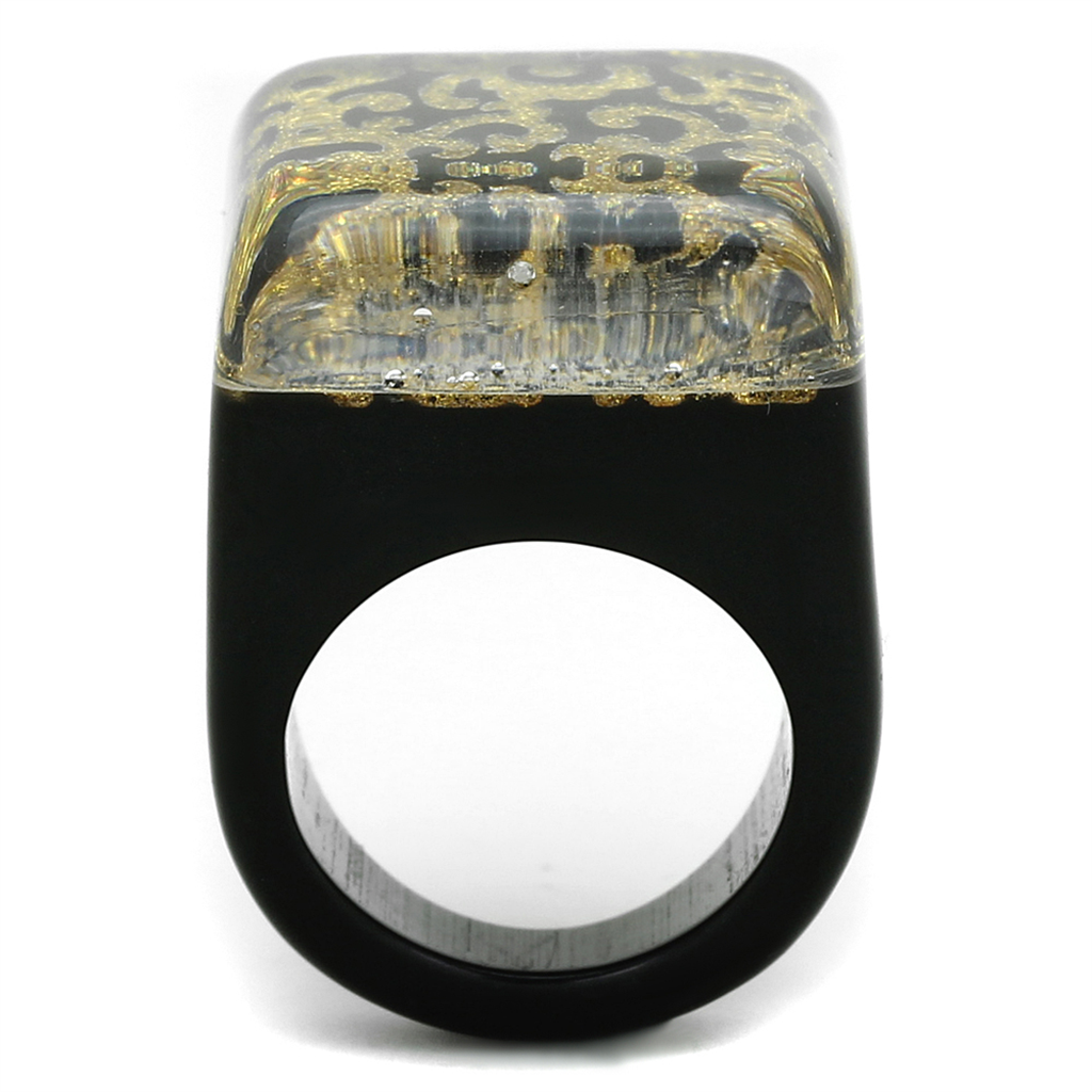 VL112 - Resin Ring N/A Women No Stone Topaz