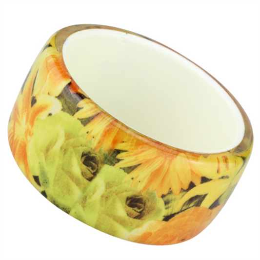 VL123 - Resin Bangle N/A Women No Stone Multi Color